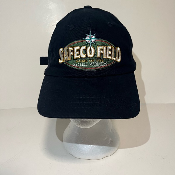 Vintage Safeco Field X Seattle Mariners Hat Dad Cap 1999 Strapback - Picture 1 of 8